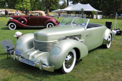 1936 Cord 810 S/C Phaeton, designed by Gordon Buehrig, owned by Richard J. Simpson