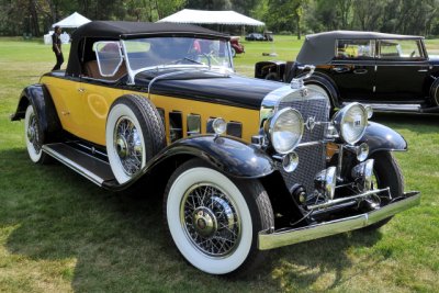 1931 Cadillac V12 Roadster, owned by Steve and Jan Witort