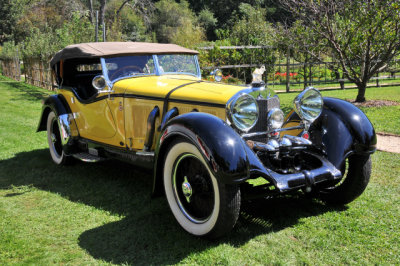 1928 Mercedes-Benz S, designed by Ferdinand Porsche, coachwork by Buhne, owner John Riegel, Montchanin, DE, 2009 Hagley Car Show