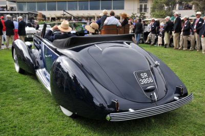 Runner-up -- 1930 Duesenberg J Graber Cabriolet owned by Sam and Emily Mann of Englewood, N.J.