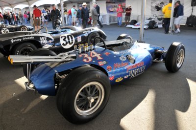 1962 Mickey Thompson Harvey Aluminum Special, Indy car driven by Dan Gurney. Now owned by Indianapolis Motor Speedway Museum.