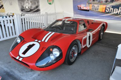 Dan Gurney and A.J. Foyt won the 1967 Le Mans 24-hour race in this 1967 Ford GT Mk. IV, now owned by the Henry Ford Museum.