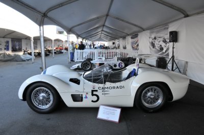 This Nurburgring-winning Maserati Birdcage was one of 17 Tipo 61s built; they were preceded by 5 Tipo 60s.
