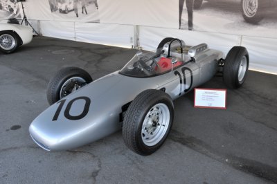 Dan Gurney drove this 1962 Porsche 804 to victory in the 1962 French Grand Prix (F1) & Solitude GP. Now owned by Ranson Webster.