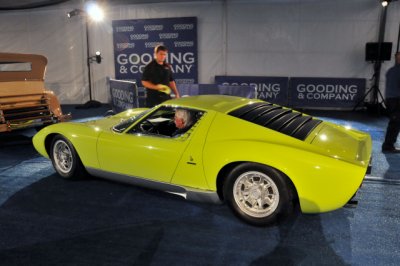 1967 Lamborghini Miura S (WB, BR), sold for $533,500