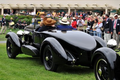 1929 Bentley Speed Six Park Ward Open Two-Seater (J-1: 1st), Arturo and Deborah Keller, Petaluma, Calif.