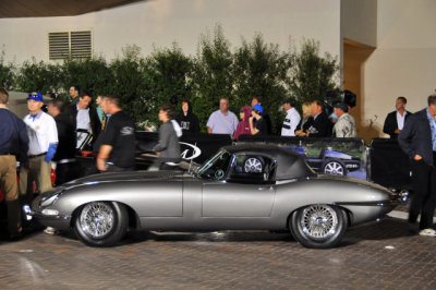 1963 Jaguar E-Type Series I Roadster, not sold, high bid $95,000, est. $115K-$130K, chassis no. 877784, 265 hp, 3781 cc inline-6