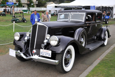 1934 Pierce-Arrow 1248 LeBaron Sport Sedan (D-2), Ernest Follis, Vista, Calif.