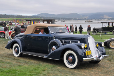 1938 Pierce-Arrow 1801 Convertible Coupe (D-2), Academy of Art University, San Francisco, Calif.