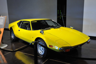 1971 De Tomaso Pantera, shot with a gun twice by Elvis Presley because it would not start; the bullet holes remain