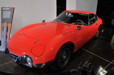 1967 Toyota 2000 GT, Toyota's first attempt to make a sports car that could rival automobiles from Porsche and Lamborghini