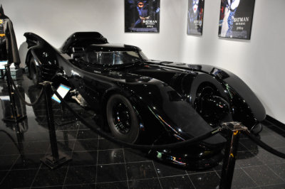 1989 Batmobile, like the one driven by Michael Keaton in Batman (1989) and Batman Returns (1992); one of five
