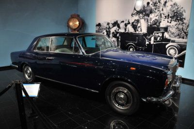 1967 Rolls-Royce Silver Shadow two-door sedan, driven by Steve McQueen in The Thomas Crown Affair (1968); Petersen Collection