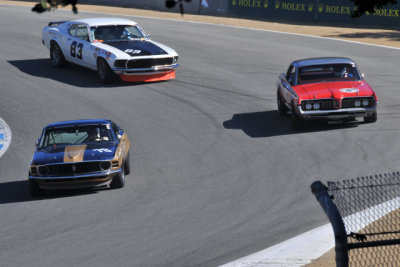 78 Michael S. Martin, 1970 Boss 302 Mustang; 98, Chris Liebenberg, 1967 Mercury Cougar; 83 Gordon Gimbel, 1969 Boss 302 Mustang
