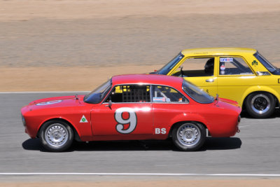 (4th) No. 9, Ken Dobson, Carmel Valley, CA, 1967 Alfa Romeo GT Veloce; (5th) No. 93, Dave Stone, Menlo Park, CA, 1971 Datsun 510