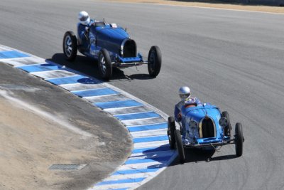 No. 11, Rick Rawlins, 1926 Bugatti Type 37A, in front (3218)