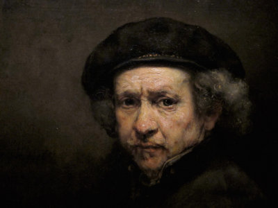 (5) Rembrandt van Rinj, Self-Portrait, 1659