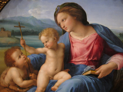 (3) Raphael, The Alba Madonna, c. 1510