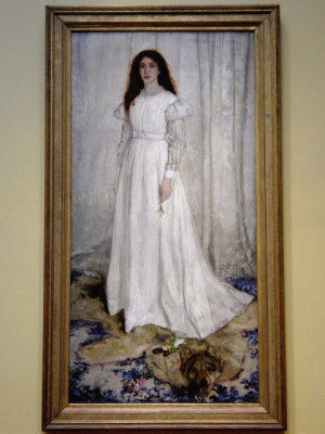 (12) James McNeill Whistler, Symphony in White, No. 1: The White Girl, 1862