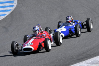 (25th) #12 Edmond Stoops, Orange, CA, '63 Quantum Quantum IV, and (15th) #7 Roy Walzer, Litchfield, CT, '63 Cooper Formula Jr.