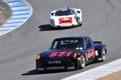 (16th) No. 871, Steve Schmidt, Newport Beach, CA, 1970 Porsche, and (15th) No. 30, Thor Johnson, 1967 Porsche 910