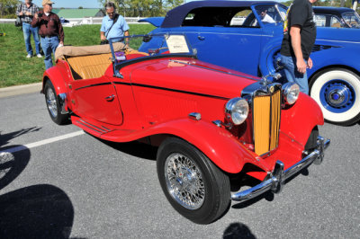 1953 MG TD, previously owned by actor Lee Majors and actress Farrah Fawcett-Majors, $69,500