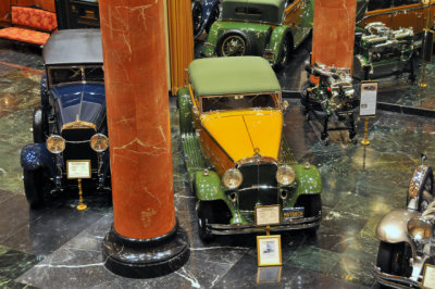 1928 Hispano Suiza, left, and 1932 Maybach