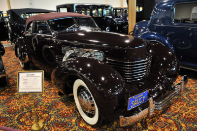 1937 Cord 812 (Supercharged) Convertible Phaeton Sedan, designed by Gordon Buehrig as a baby Duesenberg