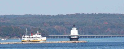 Ferry and Channel Light
