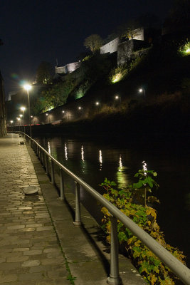 The Citadel at night