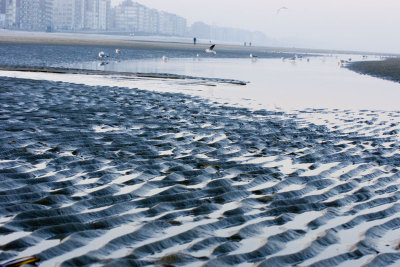 Snow and sand