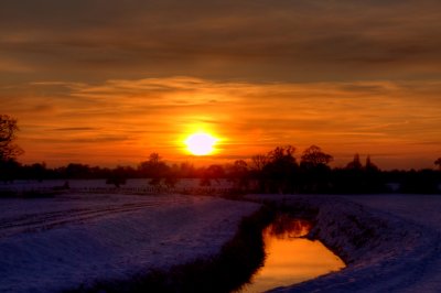 Sunset Over Haxby