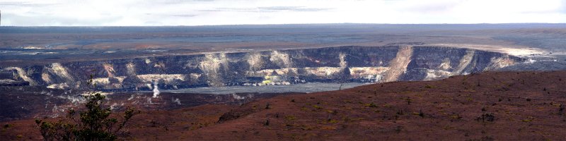 Panorama: Volcanoes Natl Park Crater, Hilo, HI