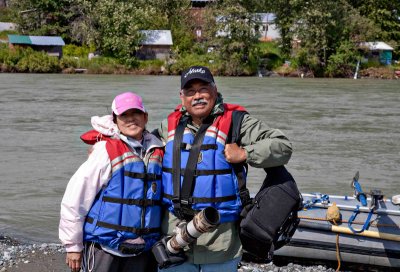 rafting along the Chilkat River, Haines, AK