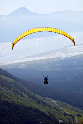 paragliding at Alyeska Resort