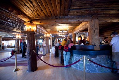 Inside the Old Faithful Inn
