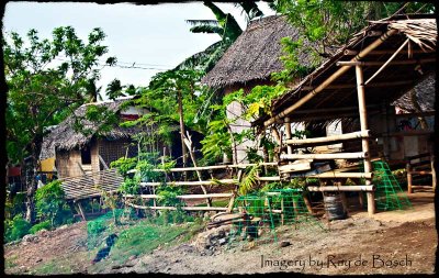 Nipa and bamboo hut, Boracay, PH