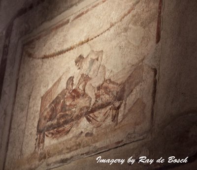 Sex menu on the wall of a brothel