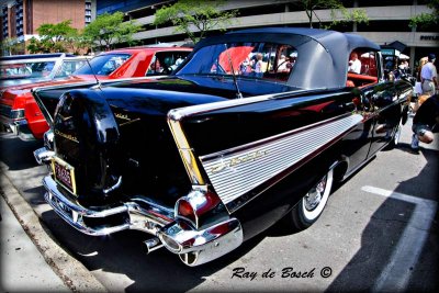 '57 Chevy Bel Air Convertible with Continental Kit