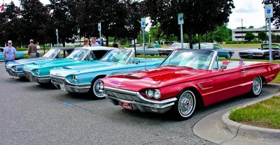 '59 T'Birds at Ford World Headquarters
