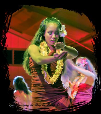 hula girl in Kawaii