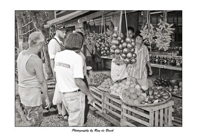 a roadside fruit stand