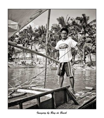 boating is his job...