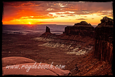 Sunset at Green River Overlook, Canyonlands