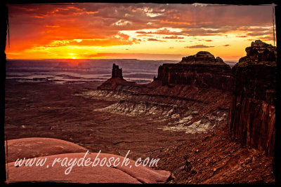 Sunset at Green River Overlook, Canyonlands 