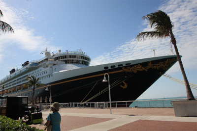 Carnival ship at Key West