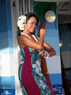 Hawaiian dancer