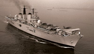 Classic B&W: HMS Ark Royal Battle Group