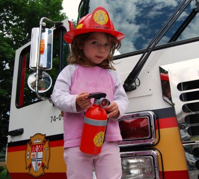 Girl & Firetruck