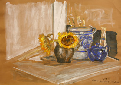 Atelier sunflowers 60x50